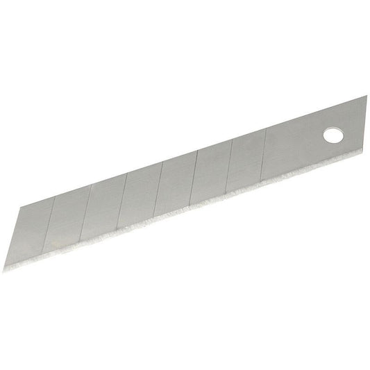 Draper Spare Segmented Retractable Knife Blades, 18mm (Pack of 10) - 13094