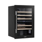 Baridi 57 Bottle Dual Zone Wine Fridge & Cooler 60cm DH118