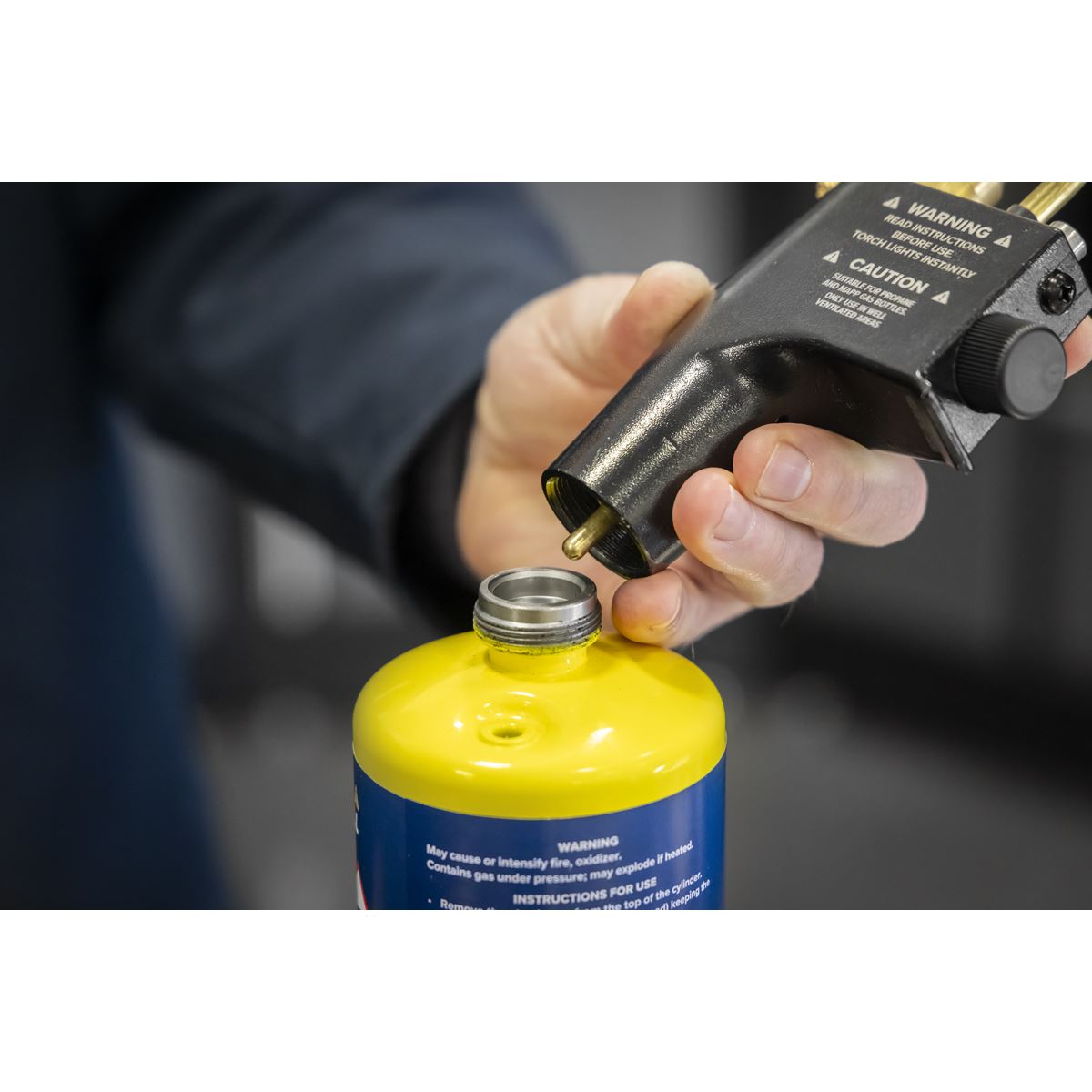 Sealey Industrial MAPP & Propane Gas Brazing Torch SMGT02
