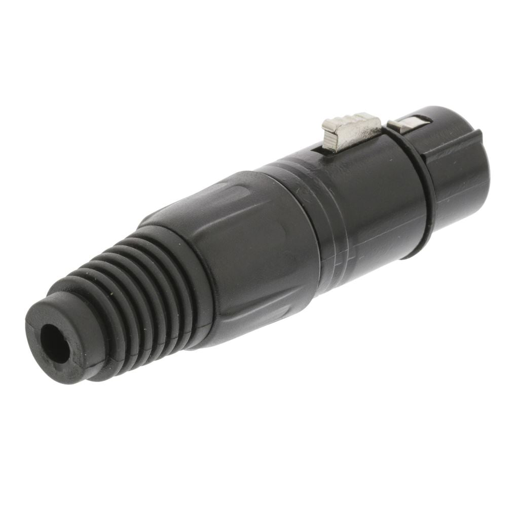 Sweex Connector XLR 3-Pin Female Nickel-Plated Black SWOP15902B - COTP15902BK