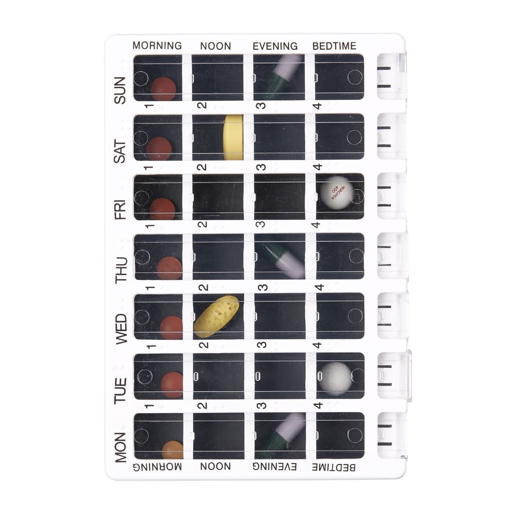 Vitility Pill Box to Week 70610350 Medication Aid