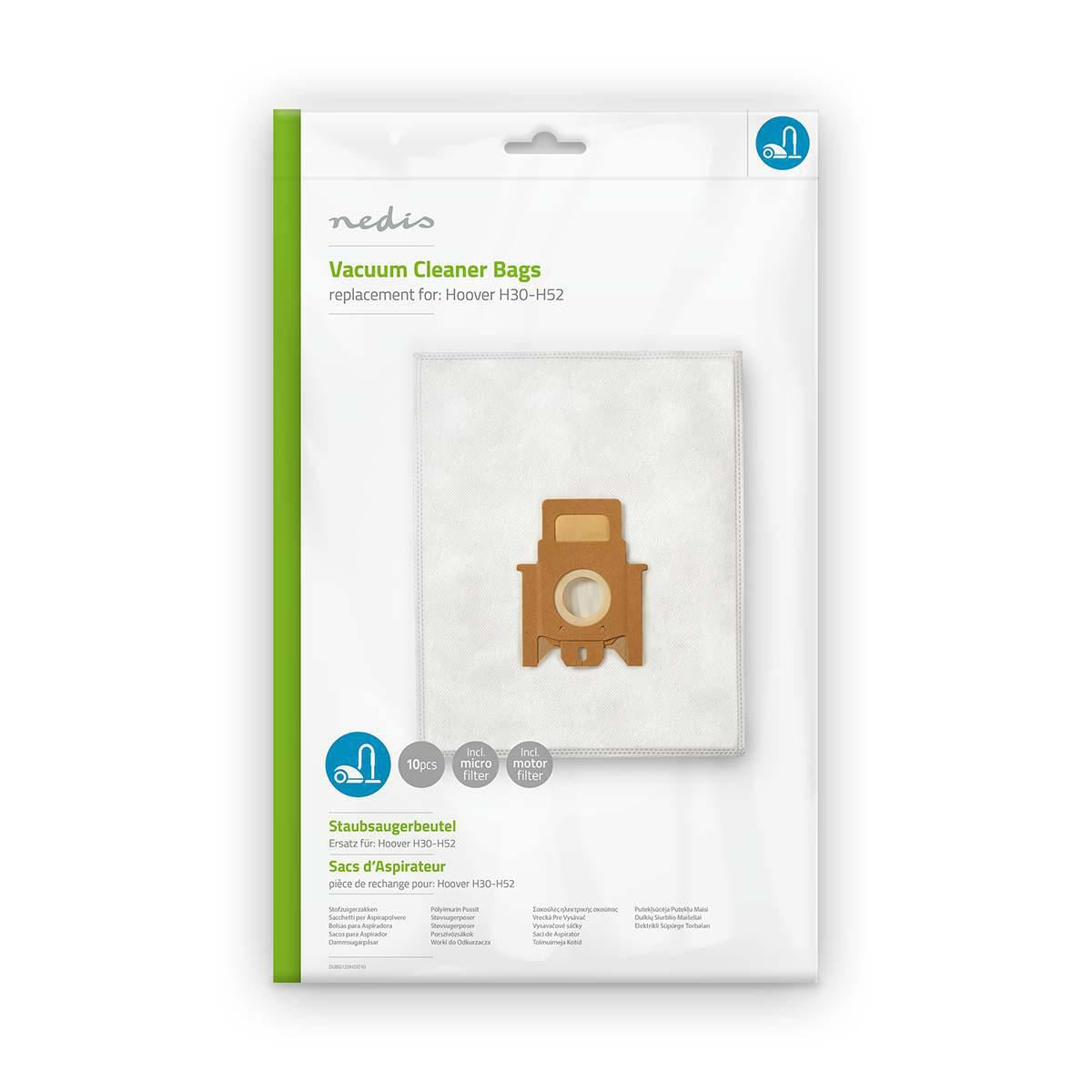 Nedis Vacuum Cleaner Bag Hoover H30-H52 DUBG120HOO10
