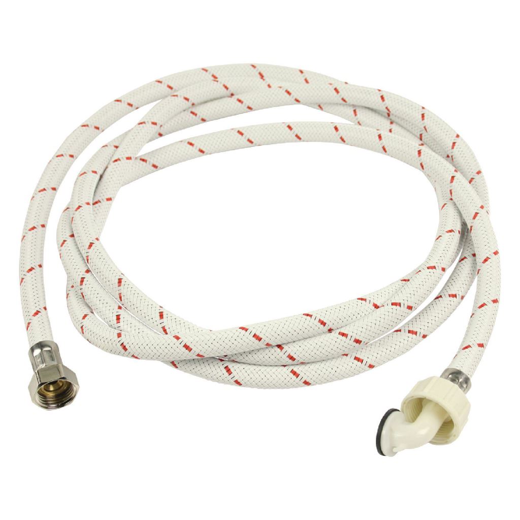HQ Inlet hose nylon 1/2” straight - 3/4” hooked 3m - WAIH3412SH1N30