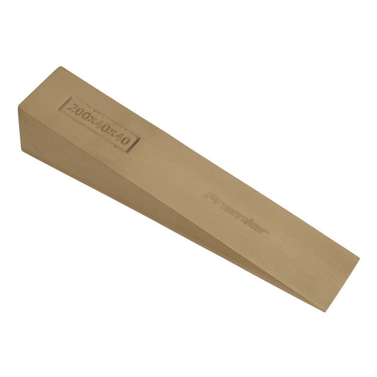 Sealey Wedge 200 x 40 x 40mm - Non-Sparking NS122
