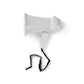 Nedis Megaphone 15W 100m Range Built-in Microphone White MEPH100WT