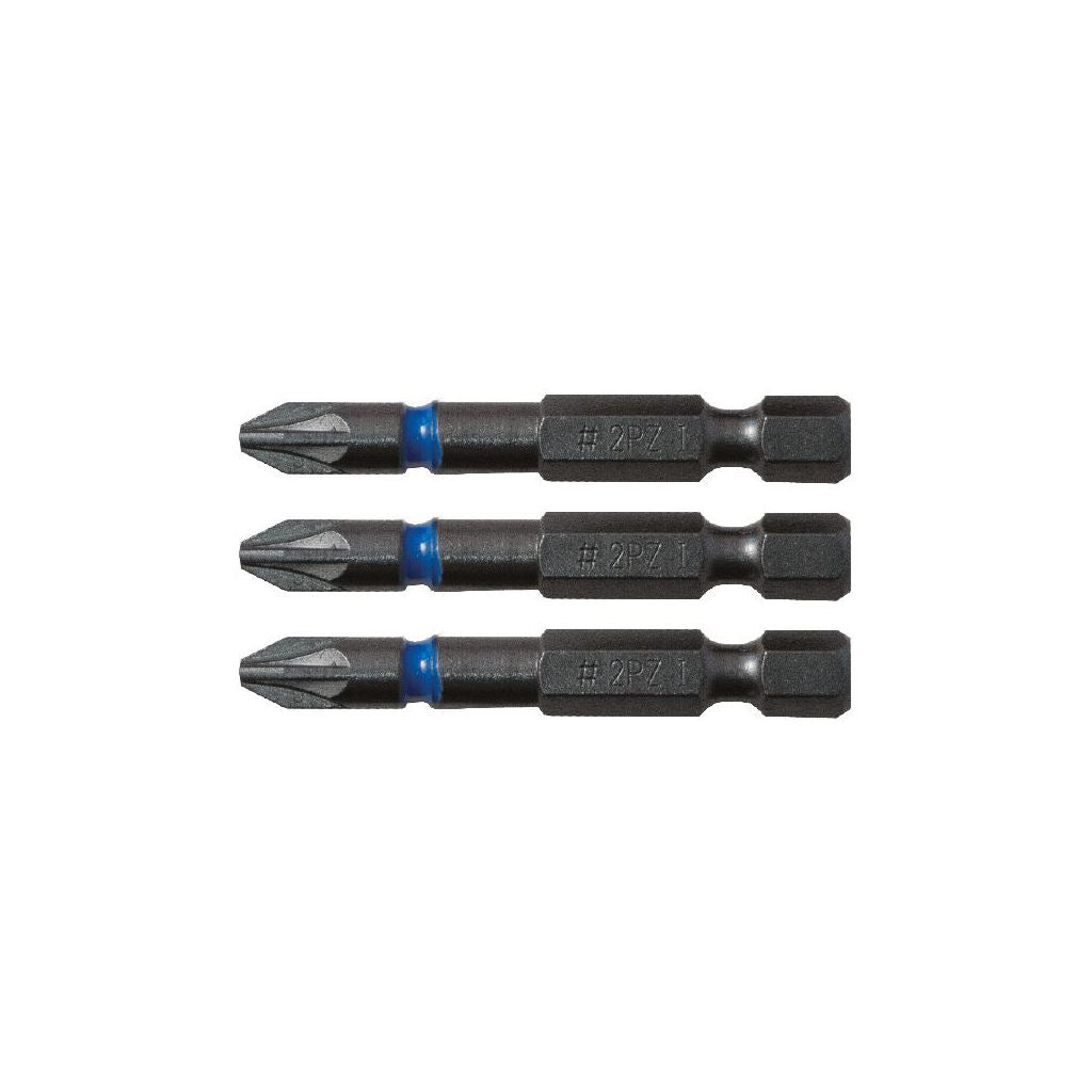 CK Tools Blue Steel Impact Screwdriver Bit 25mm PZ2 T4560 PZ2
