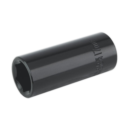 Sealey Impact Socket 17mm Deep 3/8"Sq Drive IS3817D