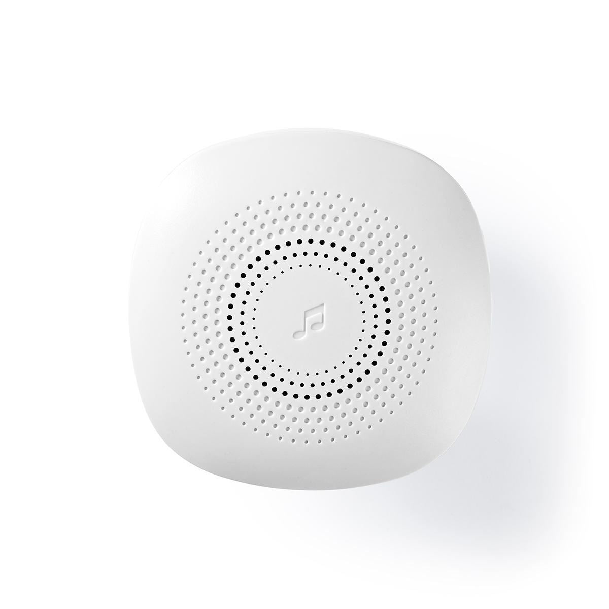 Nedis EU Wireless Doorbell Set Mains Powered 80dB Signal range 100m IP44 White - DOORBK240CWT