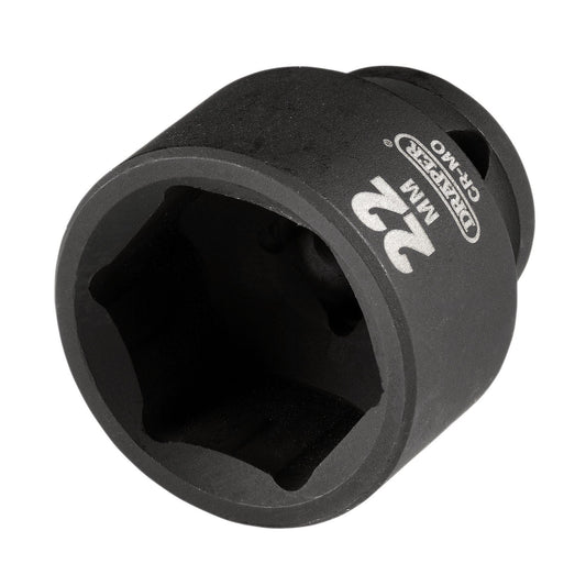 Draper HI-TORQ Metric Impact Socket, 3/8" Sq. Dr., 22mm