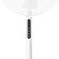 Nedis Stand Fan Diameter 40cm 3-Speed Oscillation 45W LED Display Shut-off timer - FNST16CWT40