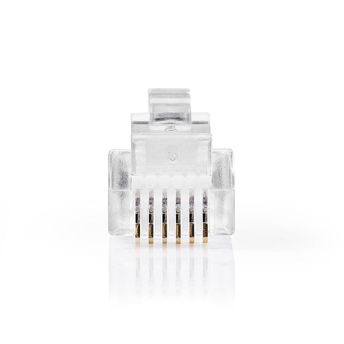 Nedis Telecom Connector RJ12 male 10 pieces TCGP90933TP