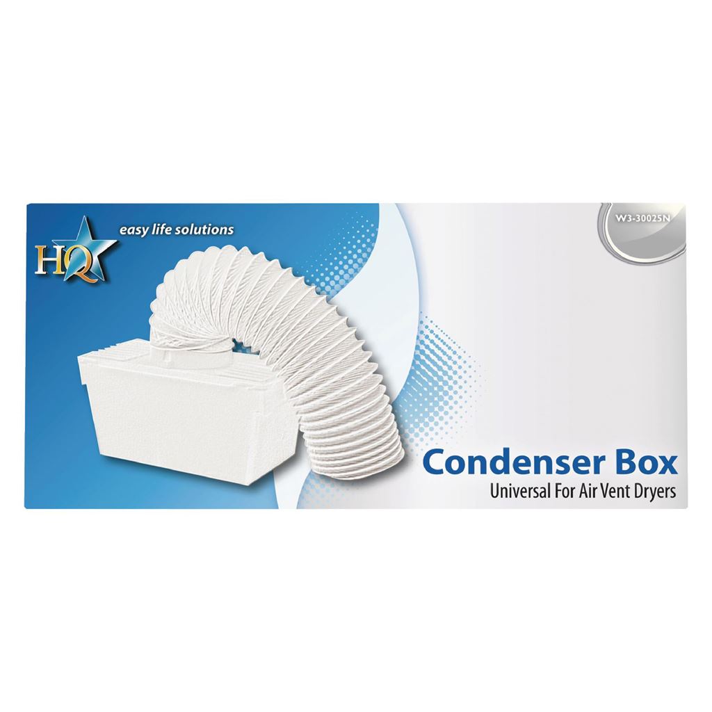 HQ Moisture box with outlet hose and 2 hose clips - DRMO110WT