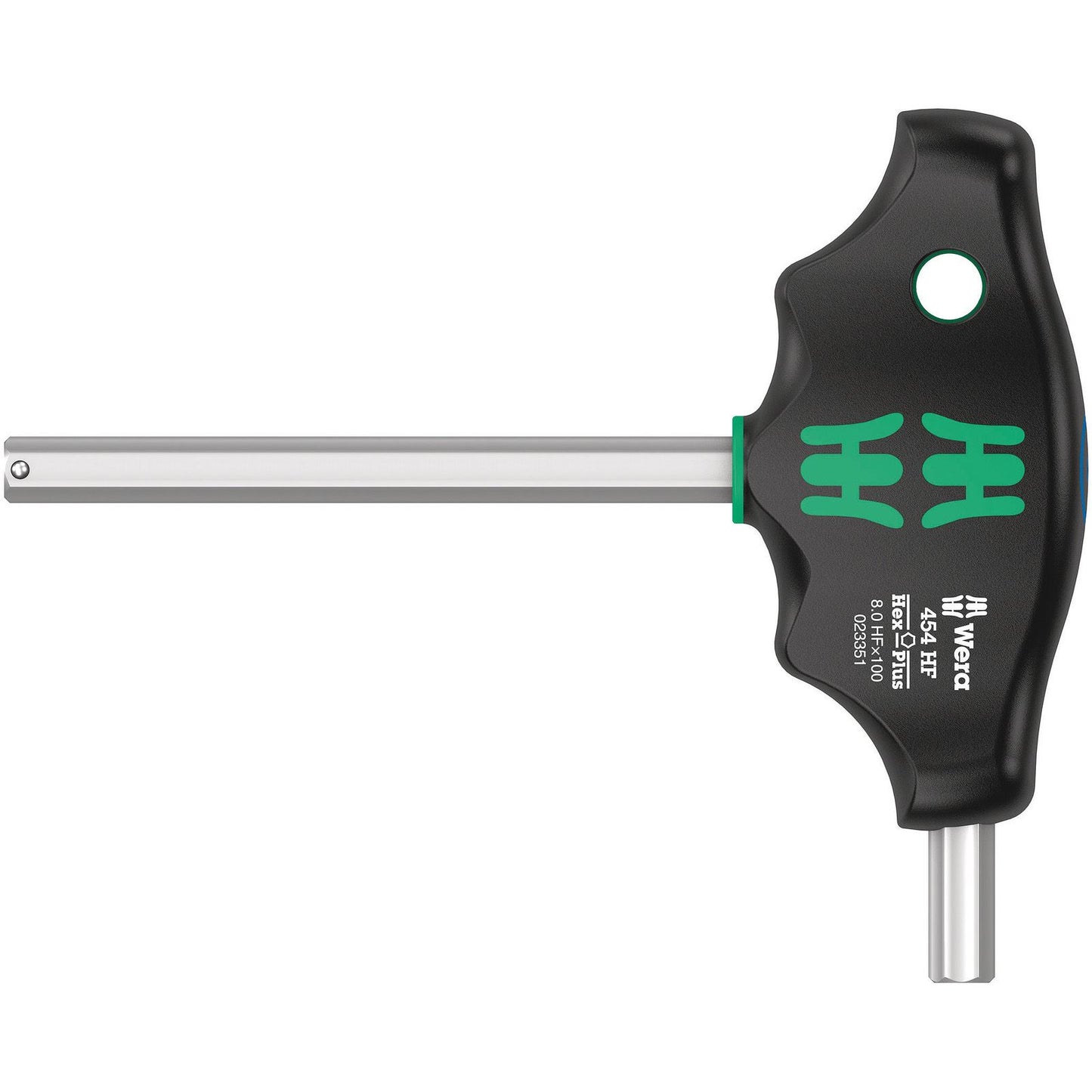 Wera 454 Hex-Plus Hf Holding Function T-Handle 8.0 X 100mm 023351