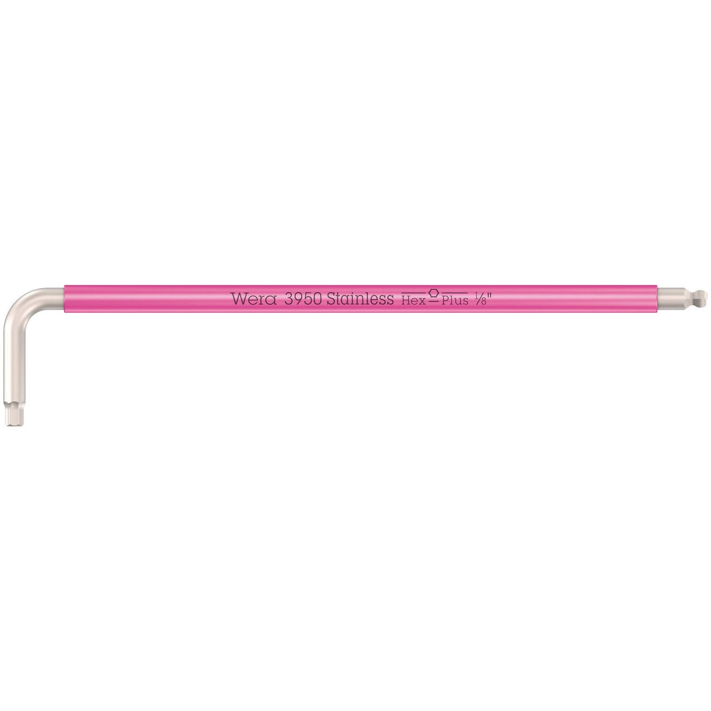 Wera 3950 Spkl Stainless Steel Multicolour Hex Key 1/8"  022852