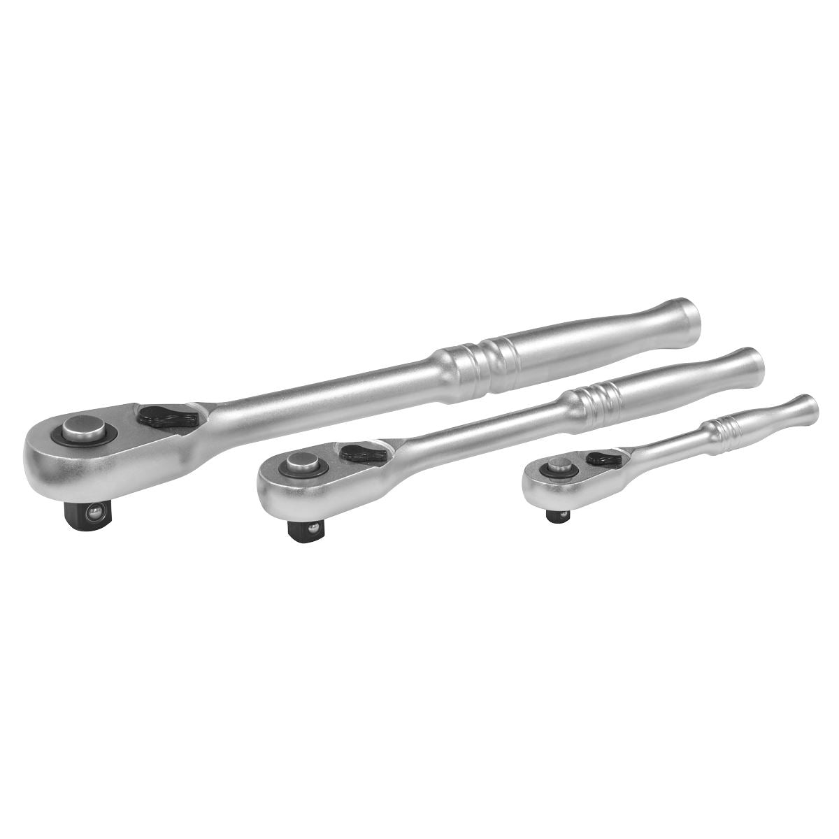 Sealey Ratchet Wrench Set 3pc Pear-Head Flip Reverse - Sealey Premier Platinum AK7933