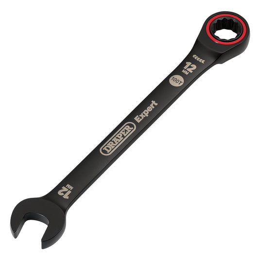Draper 12mm Ratcheting Spanner 8241MM/BK - 03883