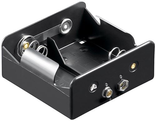 Goobay 2x D (Mono) Battery Holder black Push on (11452)