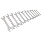 Sealey Double Open-End Spanner Set 12pc Metric S0849