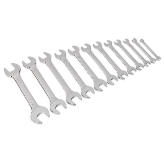 Sealey Double Open-End Spanner Set 12pc Metric S0849
