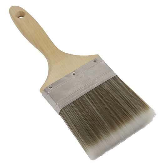 Sealey Wooden Handle Paint Brush 100mm SPBS100W