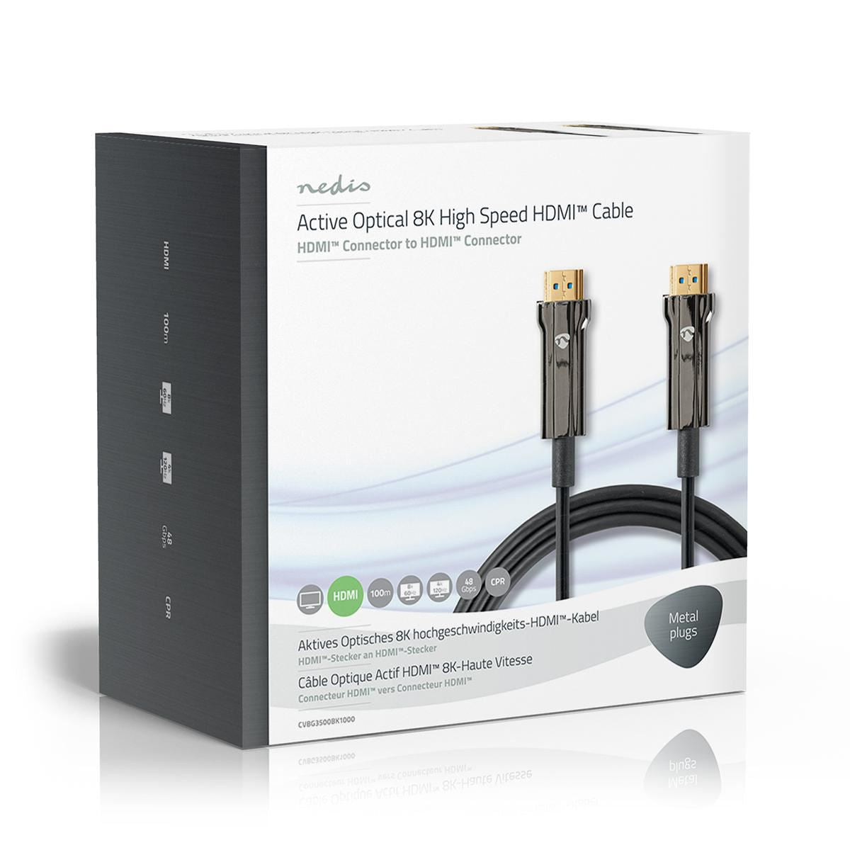 Ultra High Speed HDMI Cable AOC HDMI Connector to HDMI Connector 100m Black - CVBG3500BK1000