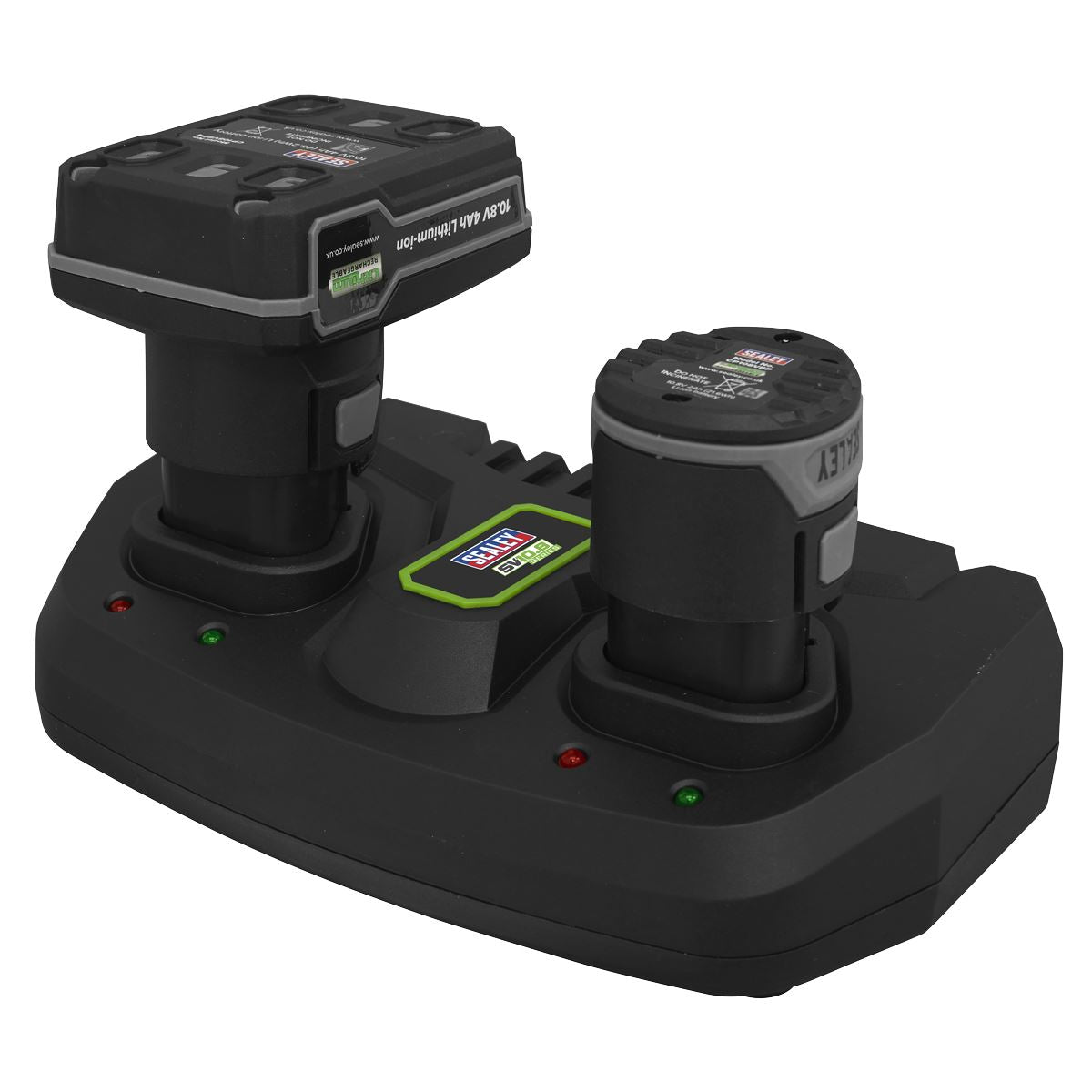 Sealey Dual Battery Charger for 10.8V Lithium-ion SV10.8 Series CP108VMC2