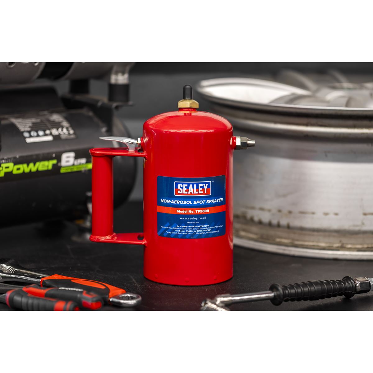 Sealey Non-Aerosol Spot Sprayer - Red TP900R