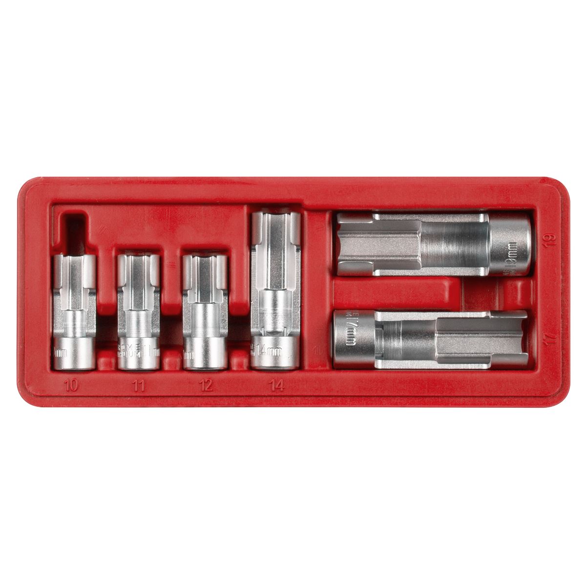 Sealey Window Socket Set 6pc SX0412
