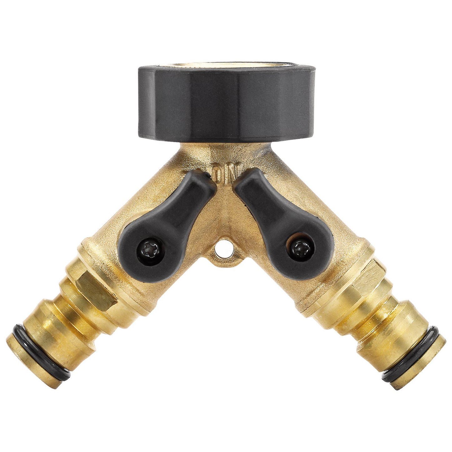 Draper Expert Double Outdoor Garden Tap Connector Brass 3/4" BSP Flow Control - 36228