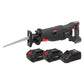 Sealey Brushless Reciprocating Saw 20V SV20 Series Kit - 2 Batteries CP20VRSXKIT