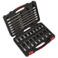 Sealey Hex Socket Bit Set 30pc 3/8"Sq Drive - Platinum Series AK89000