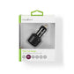 Nedis Car Charger 3.0A USB (QC 3.0)/USB-C Power Delivery 30W Black CCPD30W100BK