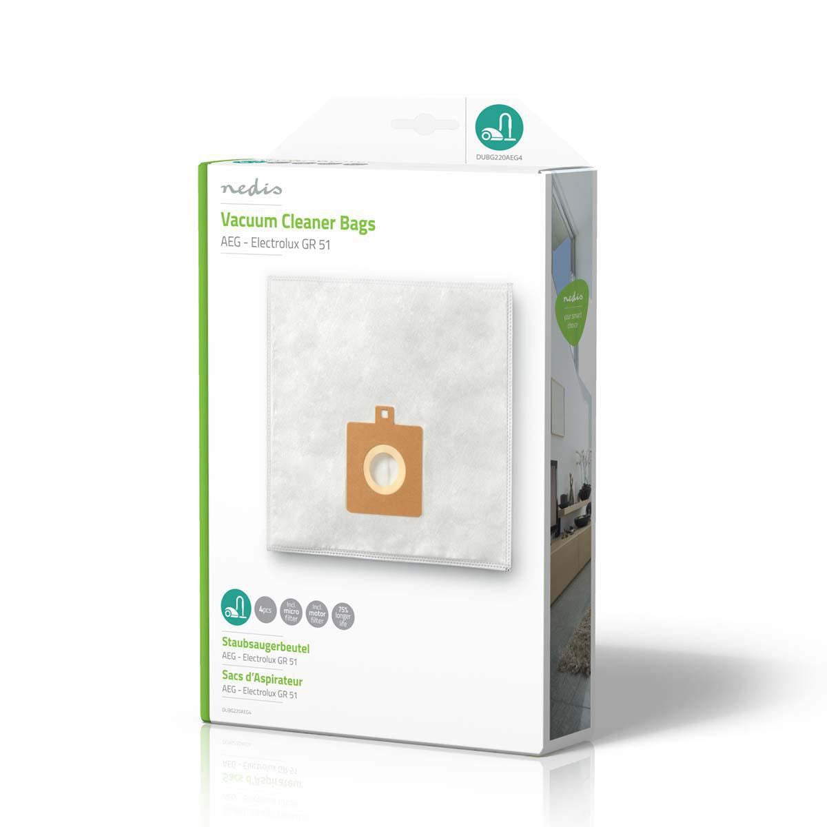 Nedis Vacuum Cleaner Bag AEG to Electrolux GR 51 DUBG220AEG4