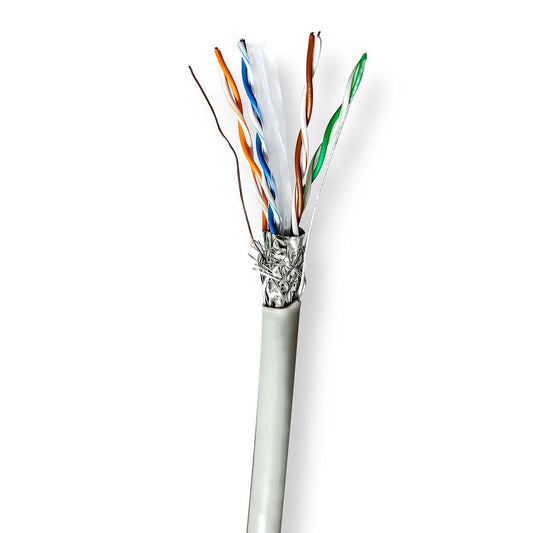 Nedis Network Cable Roll CAT6 Stranded S/FTP CCA 305m Indoor Round PVC Pull Box