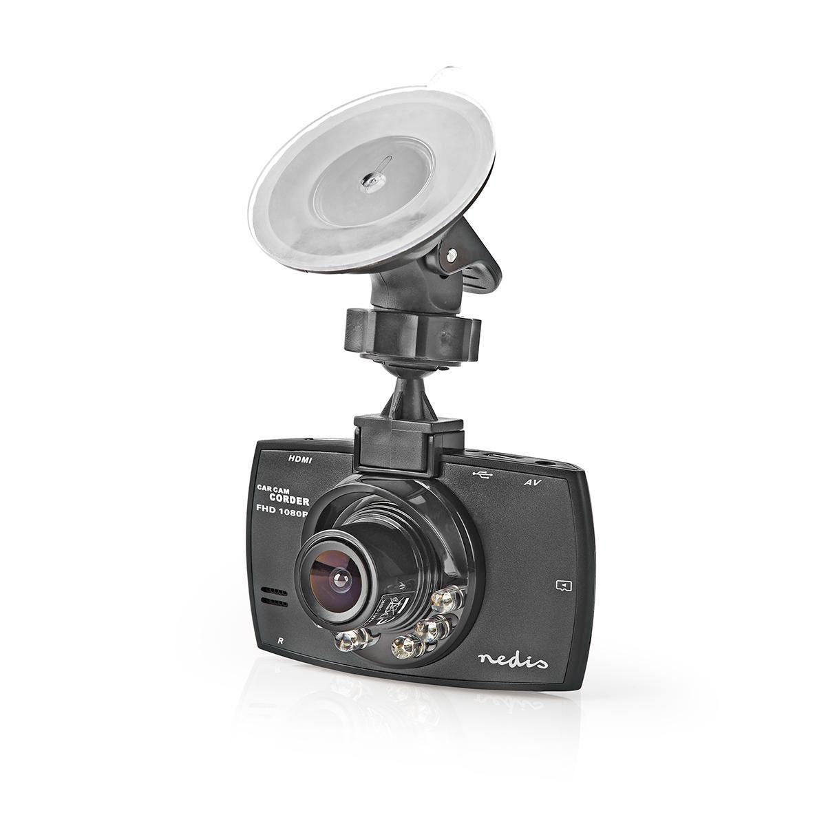 Nedis Dash Cam 1080p@30fps 12.0 MP 2.7" LCD Parking sensor Motion detection Dark - DCAM11BK