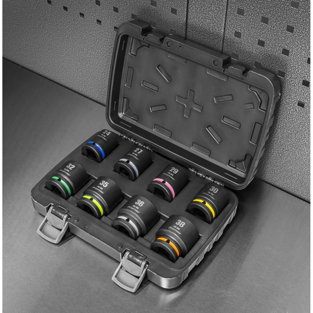 Sealey Premier Impact Socket Set 3/4"Sq Drive 8pc AK8890M