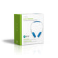 Nedis Wired Headphones 1.2 Round Cable On-ear Blue/White - HPWD4200BU