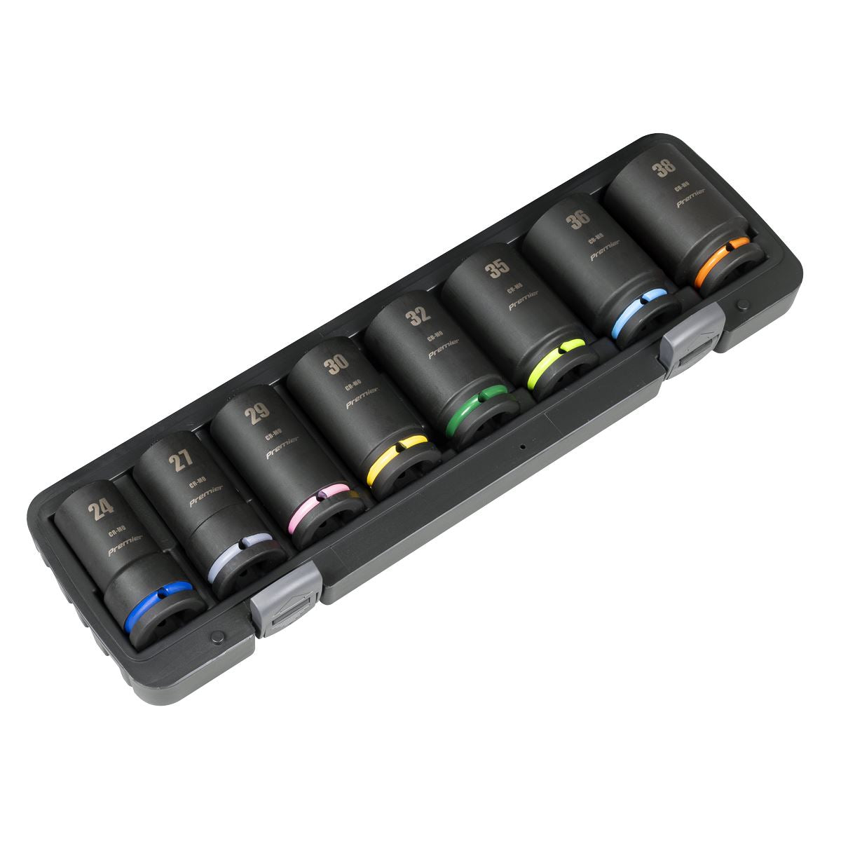 Sealey Premier Deep Impact Socket Set 3/4"Sq Drive 8pc AK8891M