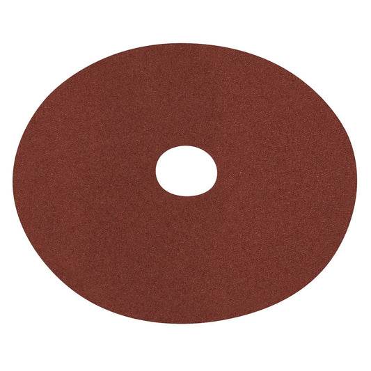 Sealey Fibre Backed Disc 125mm - 60Grit Pack of 25 WSD560