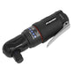 Sealey 2-in-1 Mini Air Ratchet Wrench 1/4" & 1/2"Sq Drive SA1001