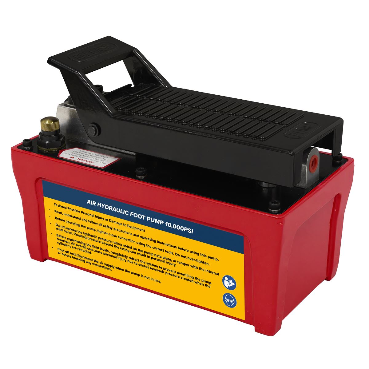 Sealey Air Hydraulic Foot Pump 10,000psi RE109