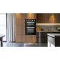 Baridi 90cm Built-In Double Oven, 88L Capacity, Energy Rating A - Black DH279