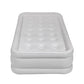 Sealey Dellonda, Single, Inflatable High Raised Flocked Air Bed, with Removable 230V Rapid-Air Electric Pump, Carry Bag, Self Inflation/Deflation and Coil Beam Construction, For Home and Camping, 196x97x47cm, DL144 DL144