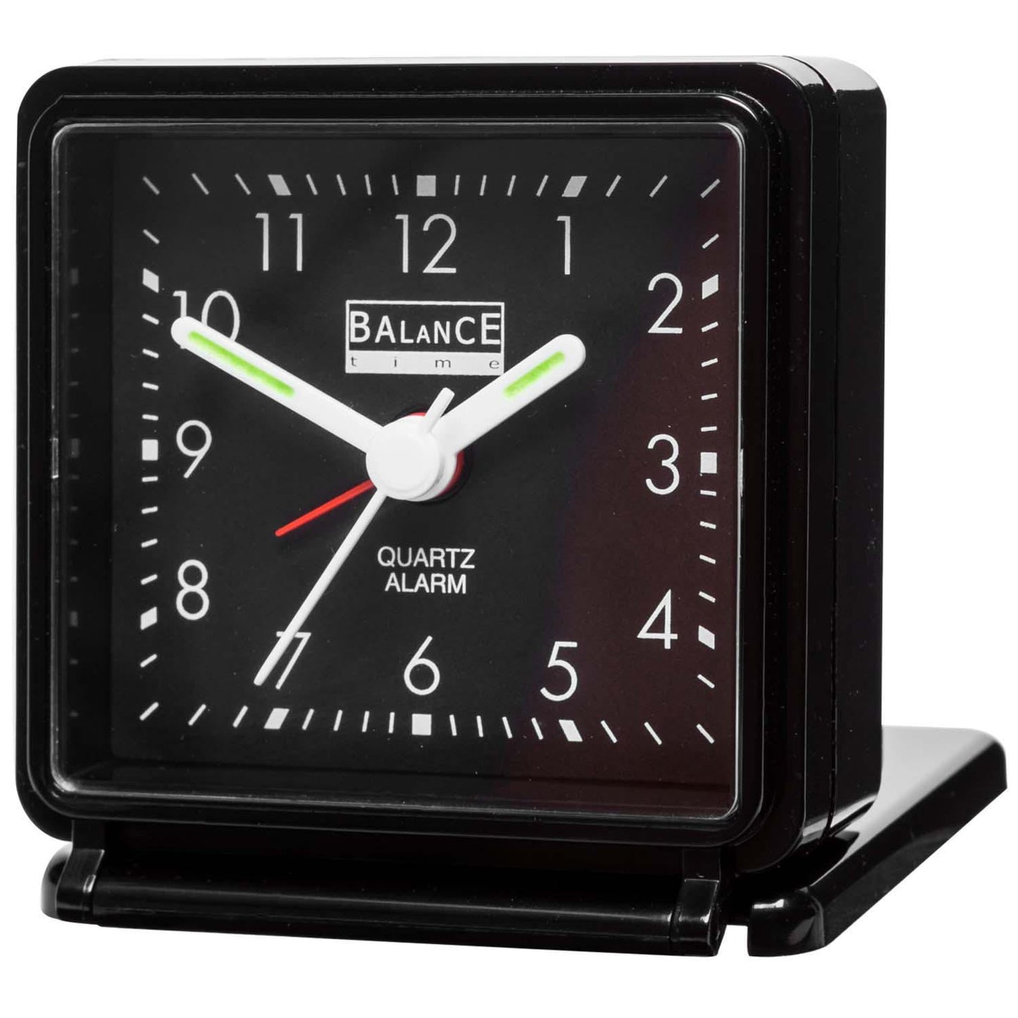 Balance Travel Alarm Clock Analogue Black 982992
