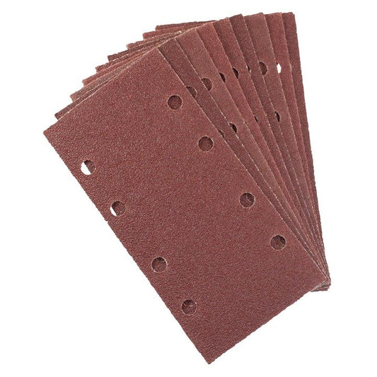 Amtech Pack of 10 P60 grit hook and loop sanding sheets