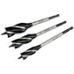 Draper Expert 54634 / 4 Fluted 165mm Auger Bit Set (3 Piece) AB4F/B New