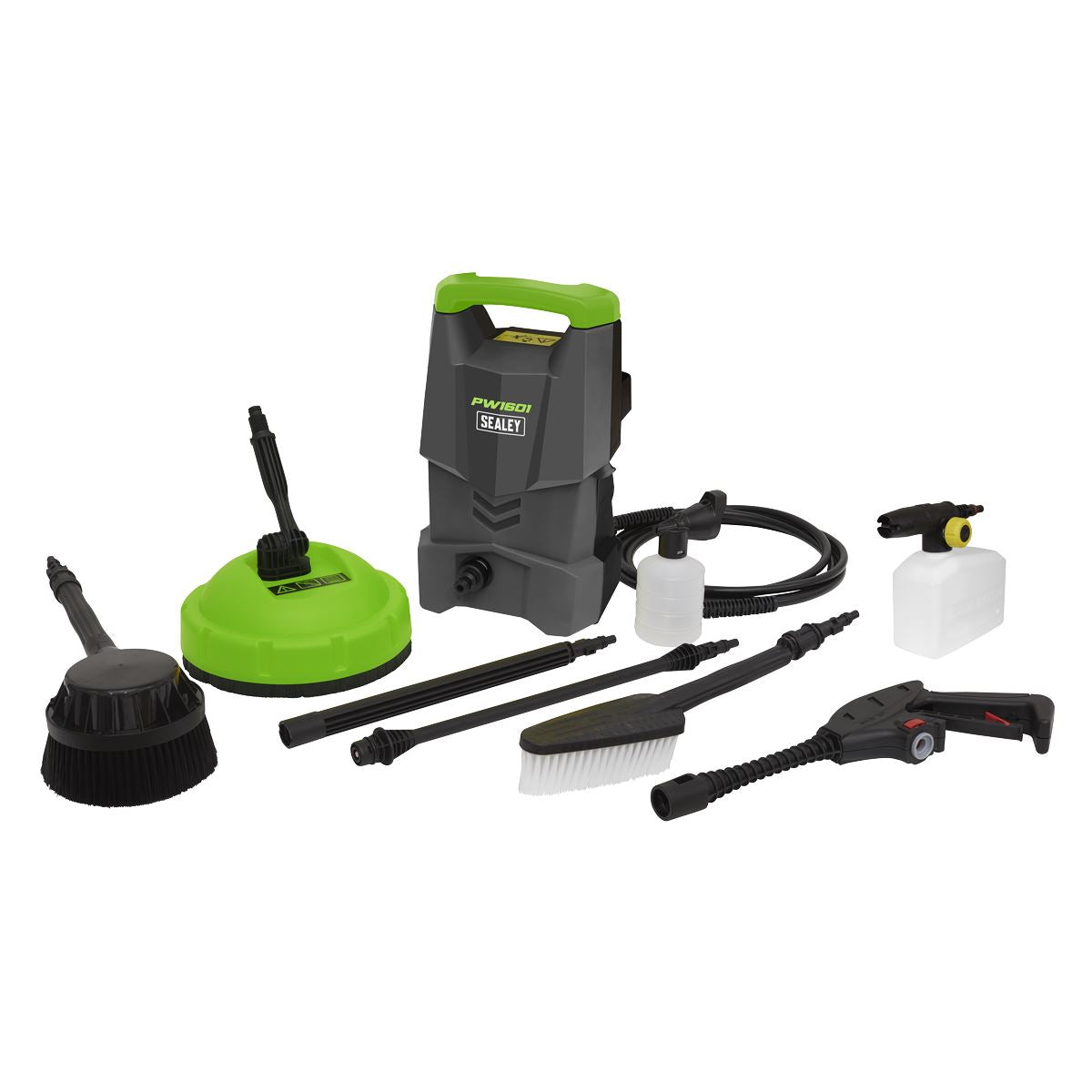 Pressure Washer 110bar with Snow Foam Sprayer Kit PW1601SNAKIT