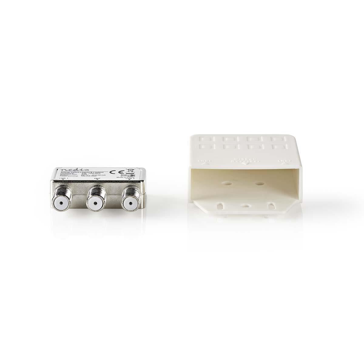 Nedis DiSEqC Switch 2 to 1 F-Connector 950 to 2400 MHz SSWI200WT