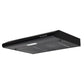 Baridi Visor Cooker Hood Extractor Fan 60cm - Black DH107