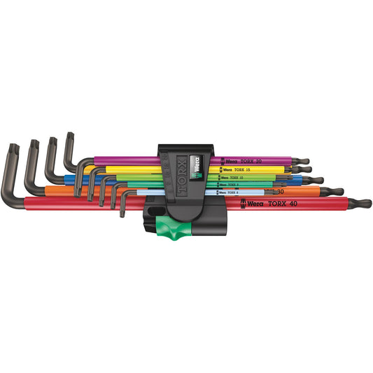 Wera 967/9 TX Xl Multicolour 1 Torx� L-Key Set, Long 9Pc 024480